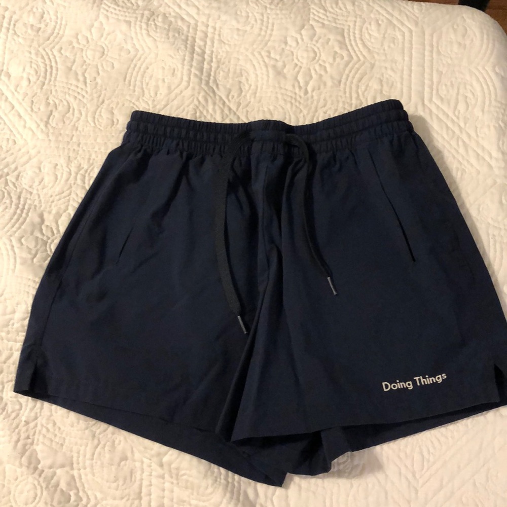 Outdoor voices navy shorts